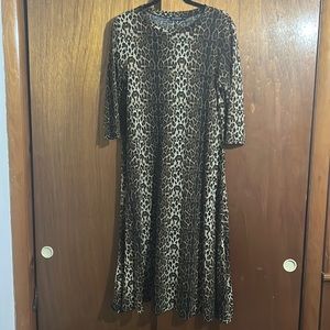 Nuggles leopard print dress